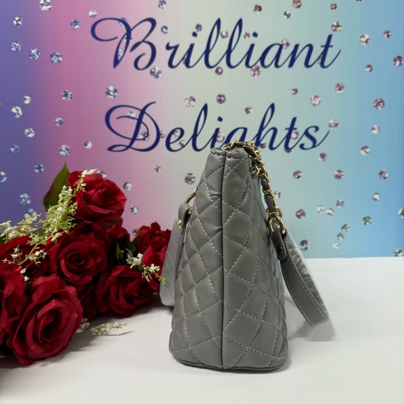 SUPER SALE QUILTED CHAIN TOTE BAG - Picture 4 of 9